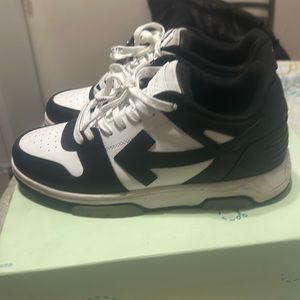 OFF-WHITE out of office OOO Low tops “White Black White”
